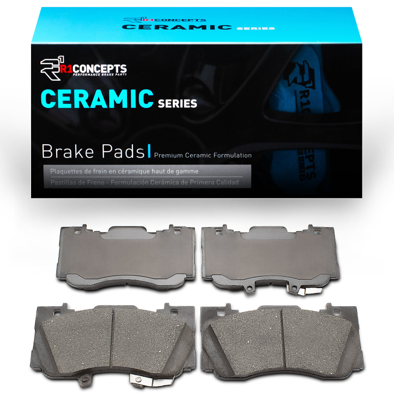 Ford Mustang Brake Pads - Front - R1 Concepts - Ceramic - `15-`23